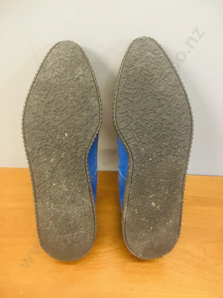 RIMIC Mena Blue Suede Brothel Creepers Made In England - Size 10 Image 1++