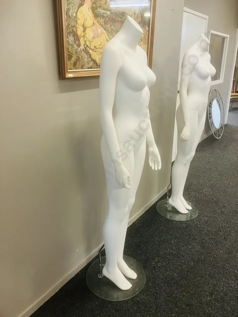 White Female Full Body Mannequin On Stand. H165cm Image 1++
