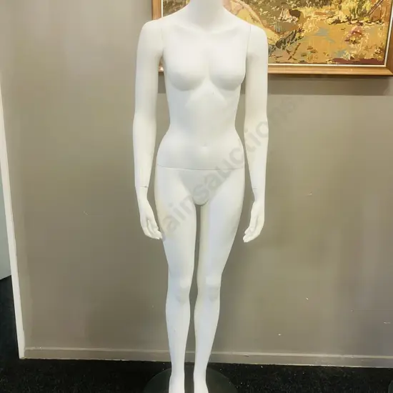 White Female Full Body Mannequin On Stand. H165cm