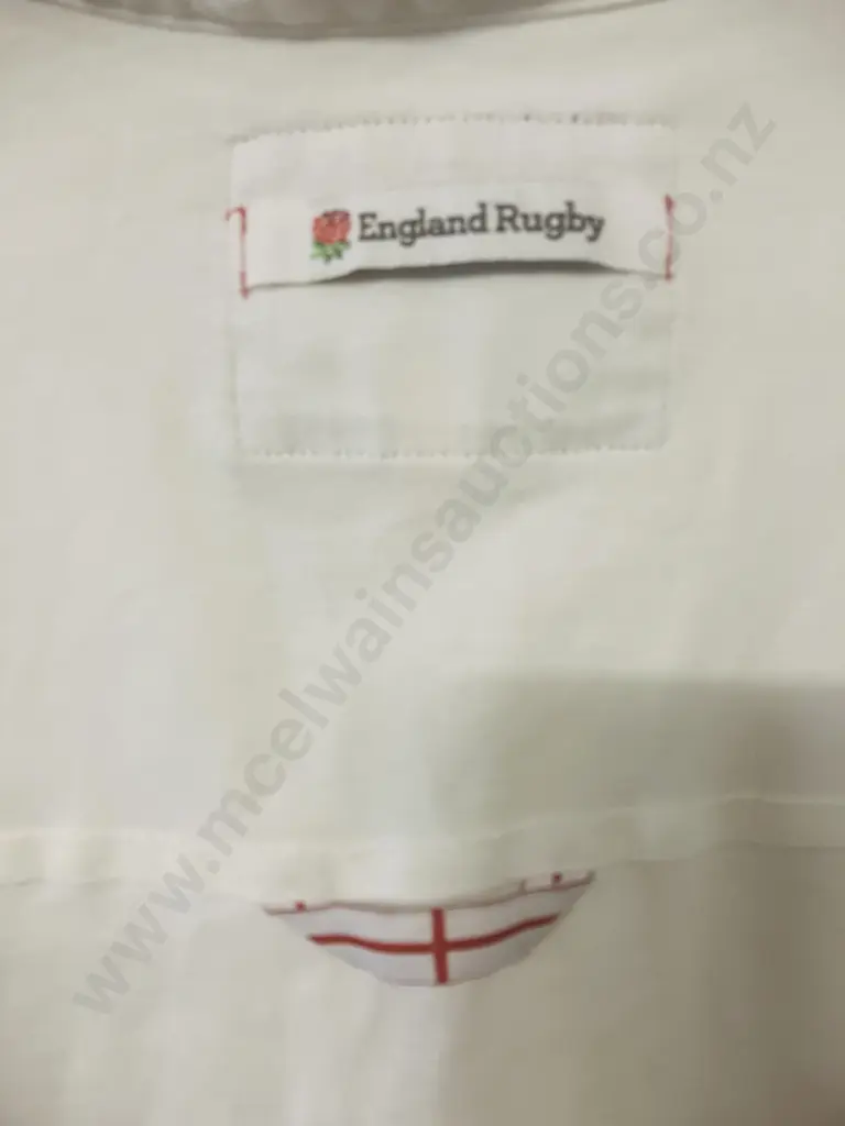 Vintage England Rugby Football Union Long Sleeve Playing Jersey. Size M - Official Licensed Product Image 1++