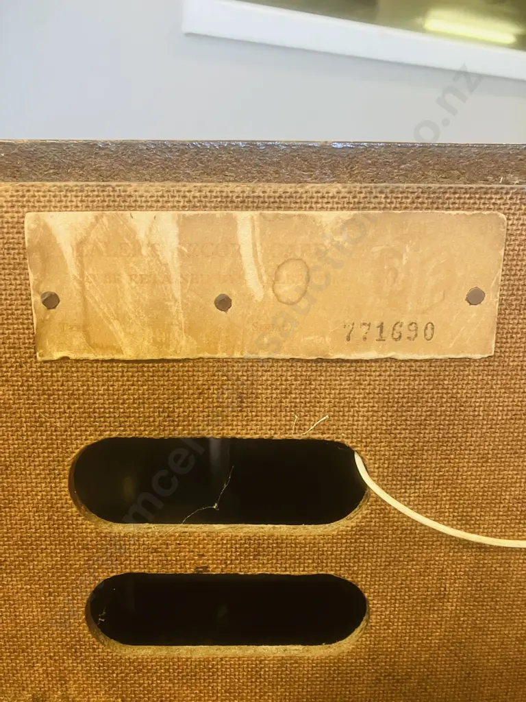 Pye Radiogram With Garrard RC 120 Mk ll Turntable (As Found) H84 W59 D39cm Image 1++