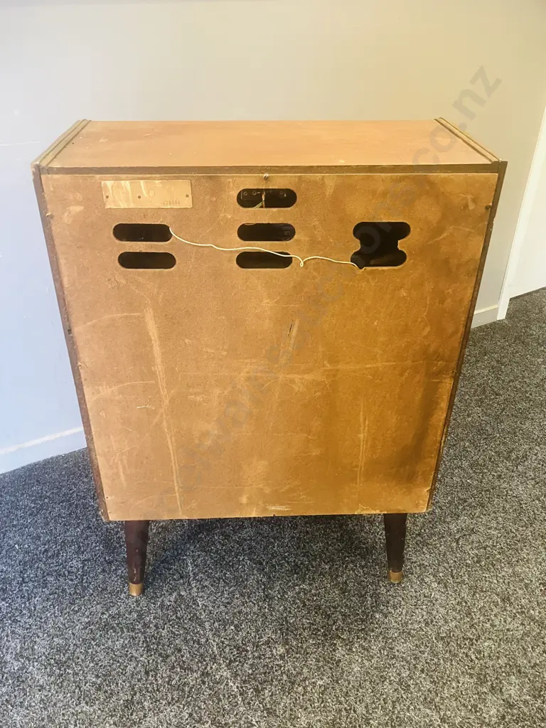 Pye Radiogram With Garrard RC 120 Mk ll Turntable (As Found) H84 W59 D39cm Image 1++