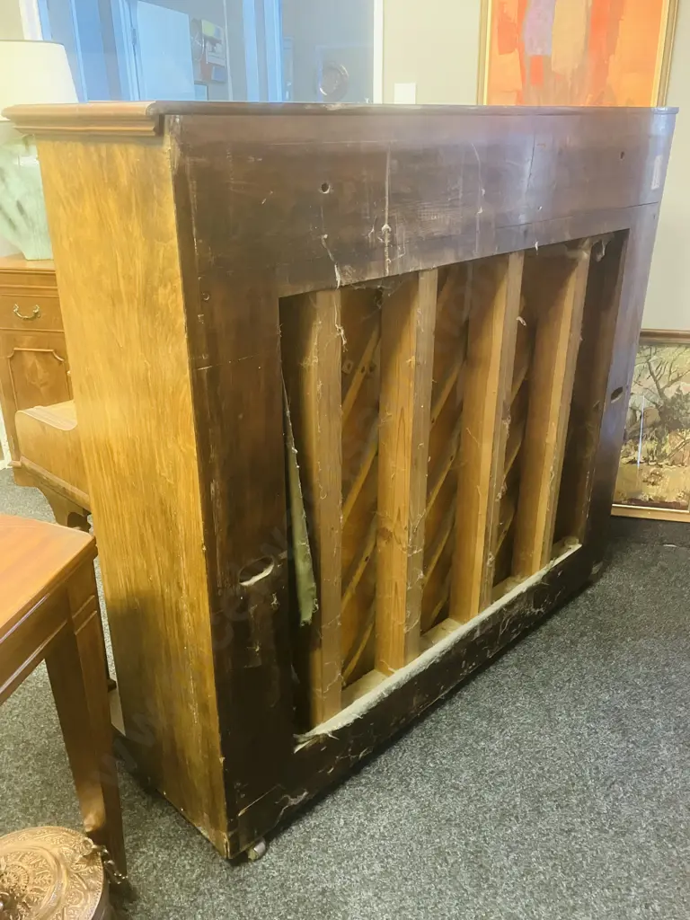 1940's C.Siewert Upright Piano With Piano Stool Image 1++