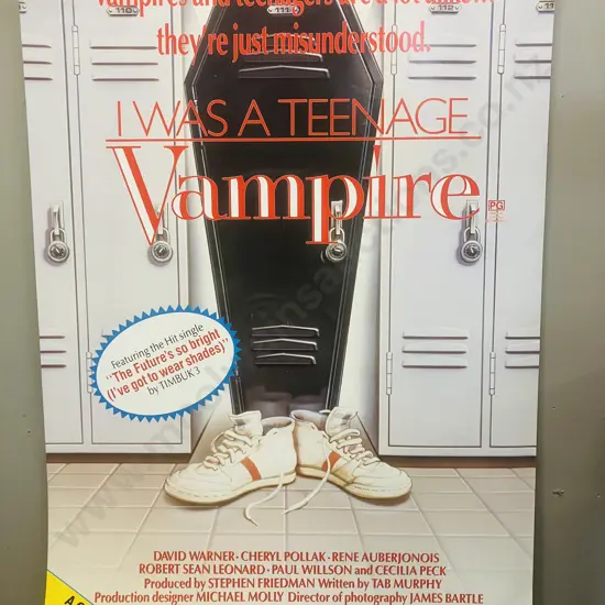 I Was A Teenage Vampire Movie Poster