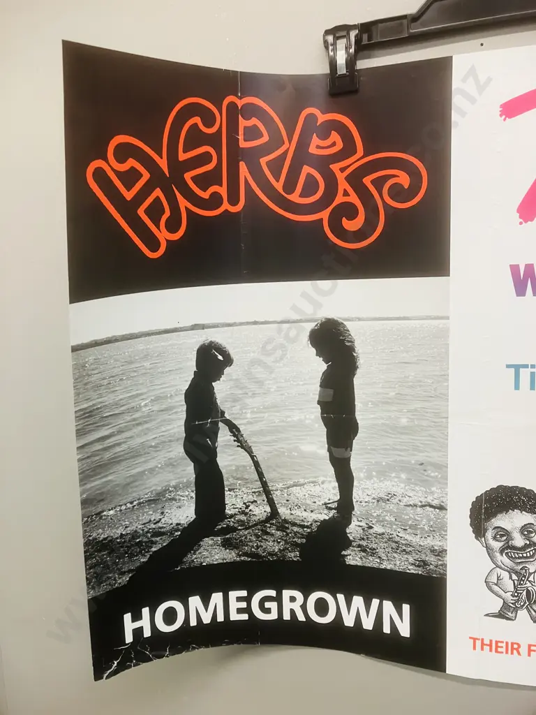 Vintage 1990s  Herbs Homegrown & Herbs In Concert Posters Image 1++