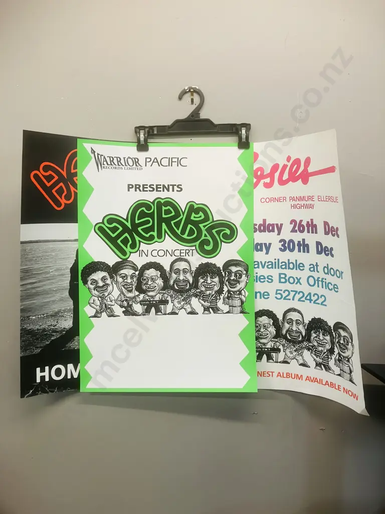 Vintage 1990s  Herbs Homegrown & Herbs In Concert Posters Image 1++