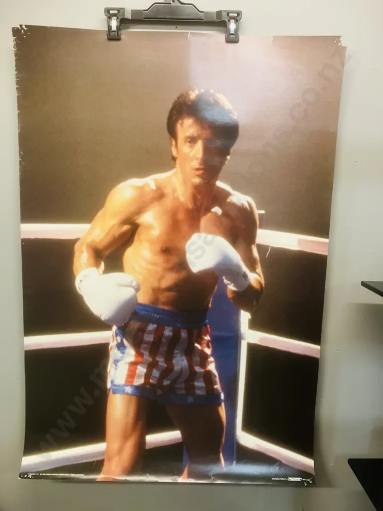 Pair of Rocky lV 1986 United Artists Posters Image 1++