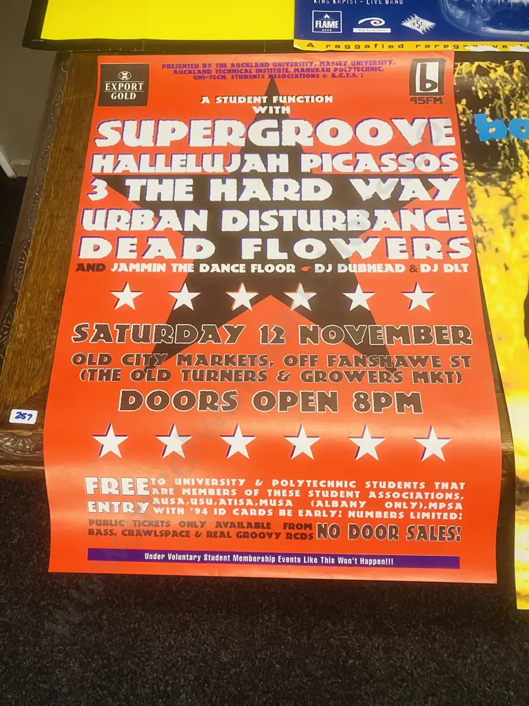 Vintage Music Posters - Spin Doctors, Baby Animals, Sub-Cranium Etc Image 1++