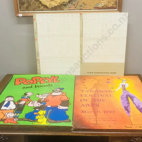 Popeye and Friends 1981, Taranaki Festival Of Arts 1997 & Vintage CI/SFB Construction Index