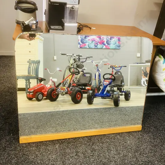 Art Deco Dressing Table Mirror. 80 x 102cm