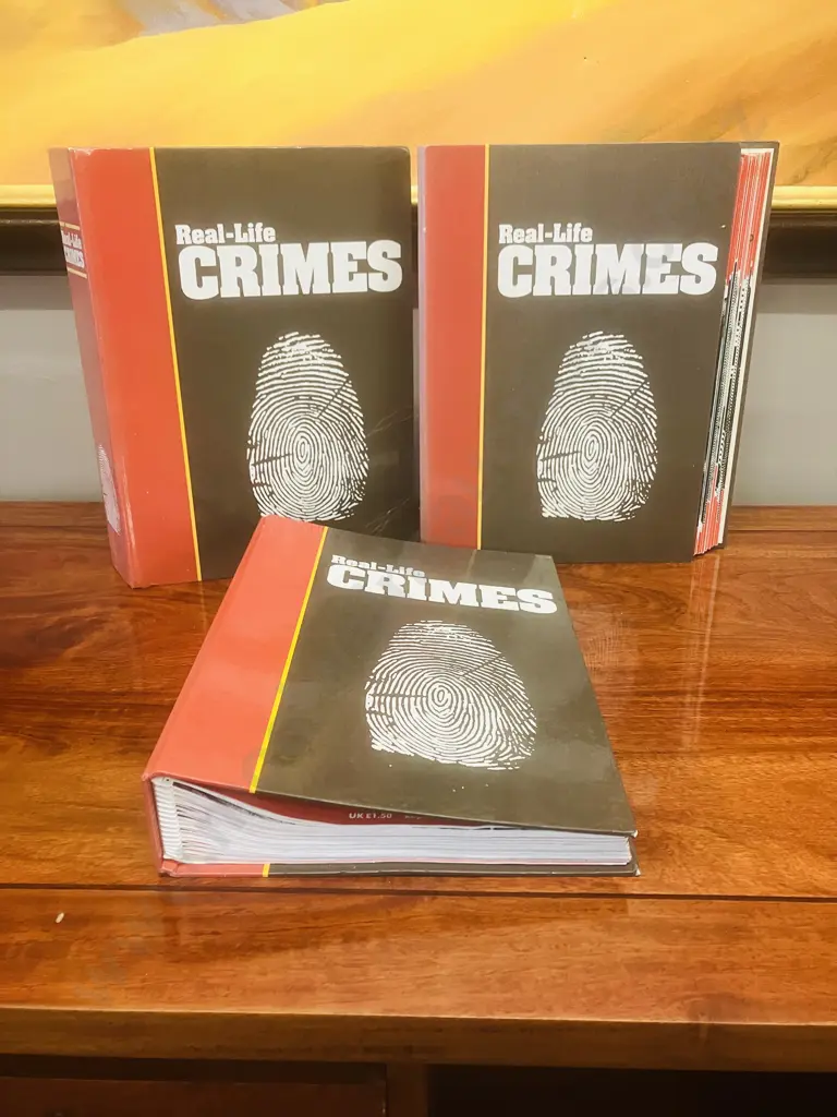 Three x Adult-Real-Life Crime Series Magazines Folders Image 1++