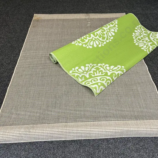 Outdoor Natural Coloured Floor Mat With Beach Mat