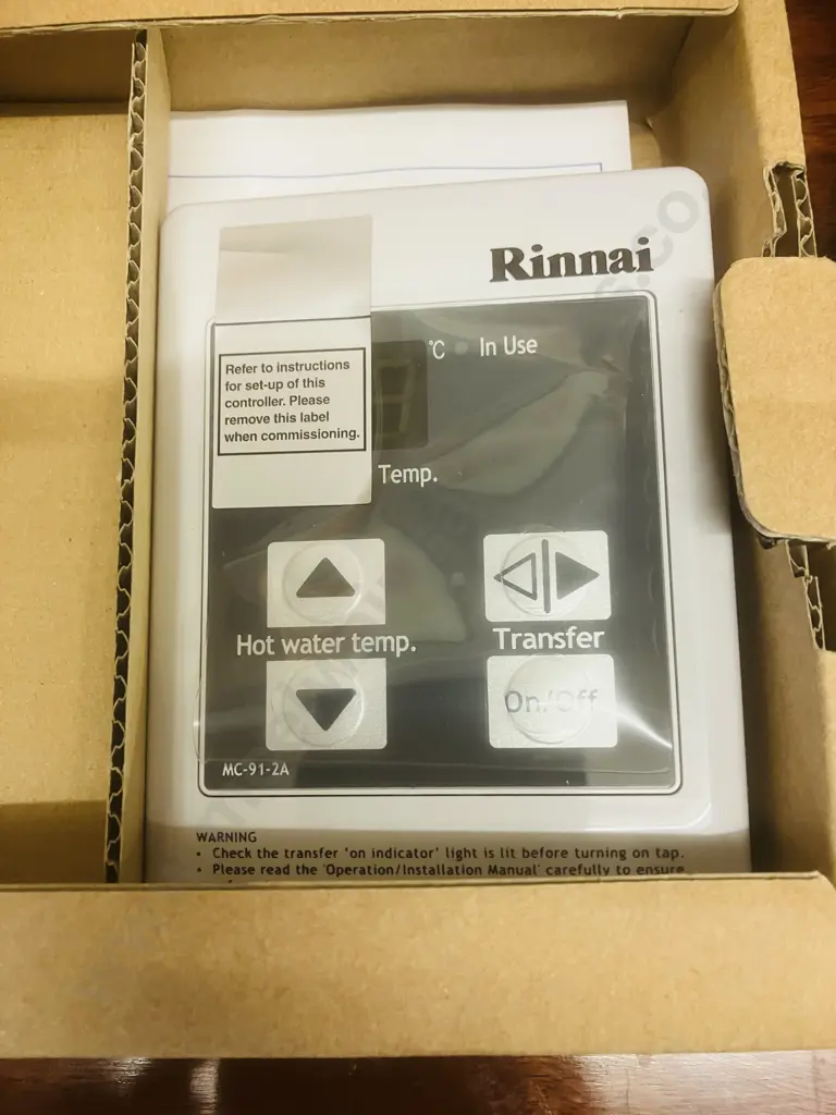 Pair of Rinnai MC-91-2A Universal Controllers Image 1++