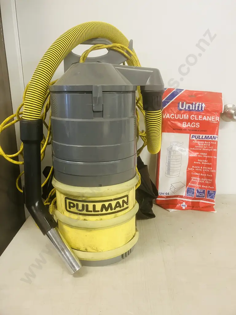 Pullman Back Pack Vacuum - PV14 BE Dry With Extra Bags (Short Nozzle Only) Image 1++