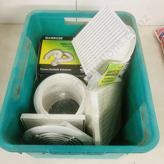 Box Lot Assorted 150mm Ventilation Accessories