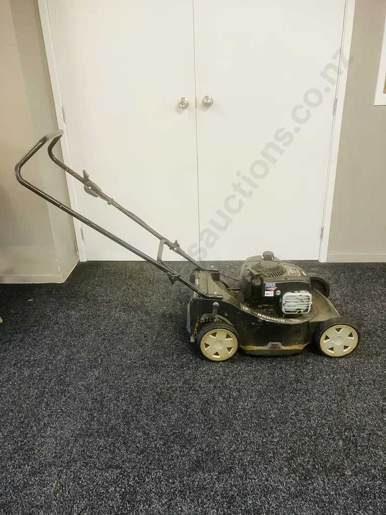 Victa Bronco Lawnmower, 19" Alloy, Briggs & Stratton Motor - excellent working order Image 1++