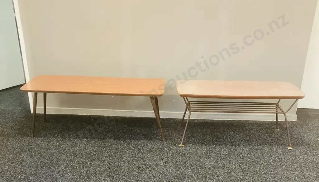 Pair of Mid-Century Formica Coffee Tables Image 1++