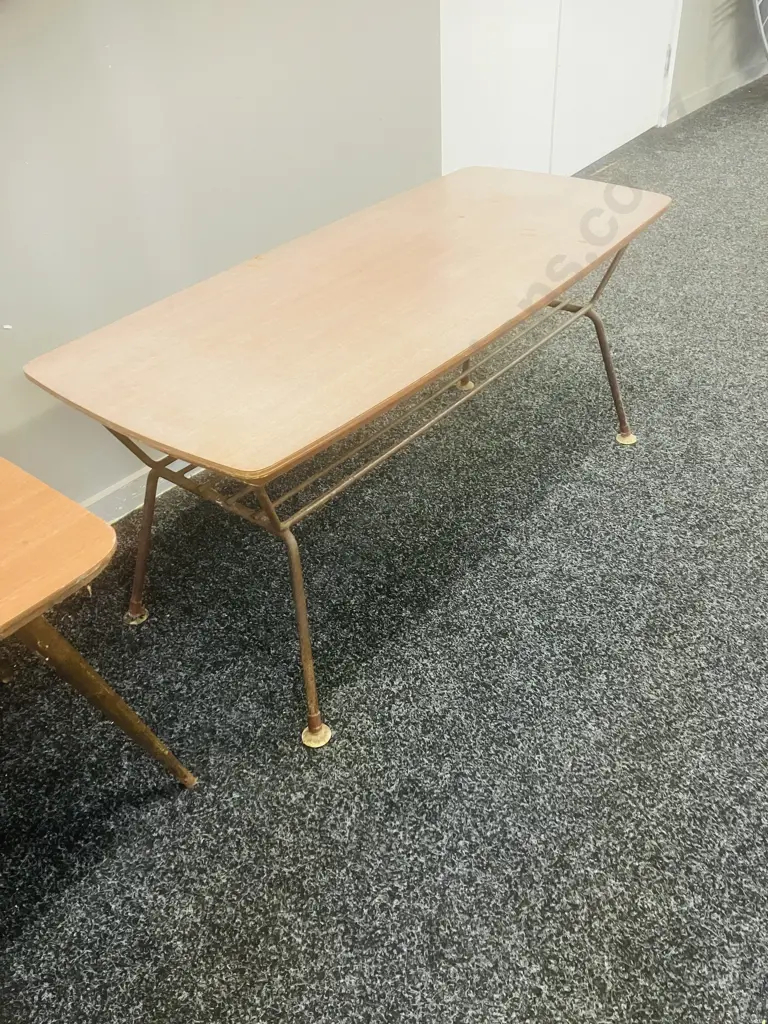 Pair of Mid-Century Formica Coffee Tables Image 1++