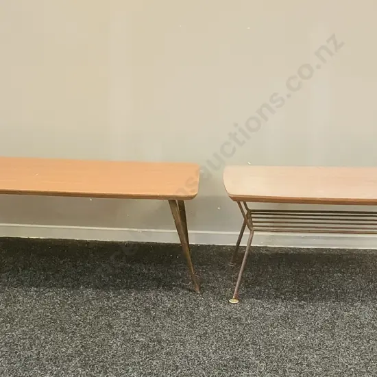 Pair of Mid-Century Formica Coffee Tables