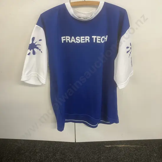 Fraser Tech Sports Club New Zealand Con Quest Jersey. Sz XXL. #13