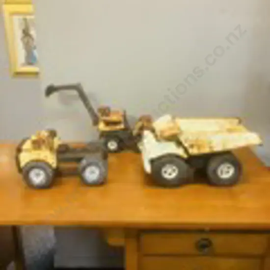 Vintage Bikitoys & Remco Pressed Tin Kids Toys (As Found)