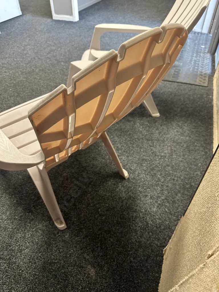 Pair Of Plastic Cape Cod Style Chairs  Image 1++