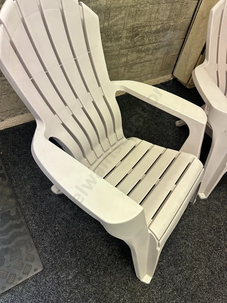 Pair Of Plastic Cape Cod Style Chairs  Image 1++