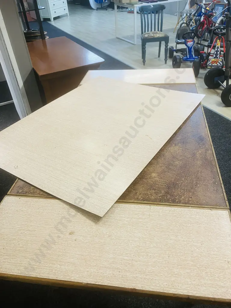 Vintage Mid-Century Formica & Wood Extension Dining Table - As Found Image 1++