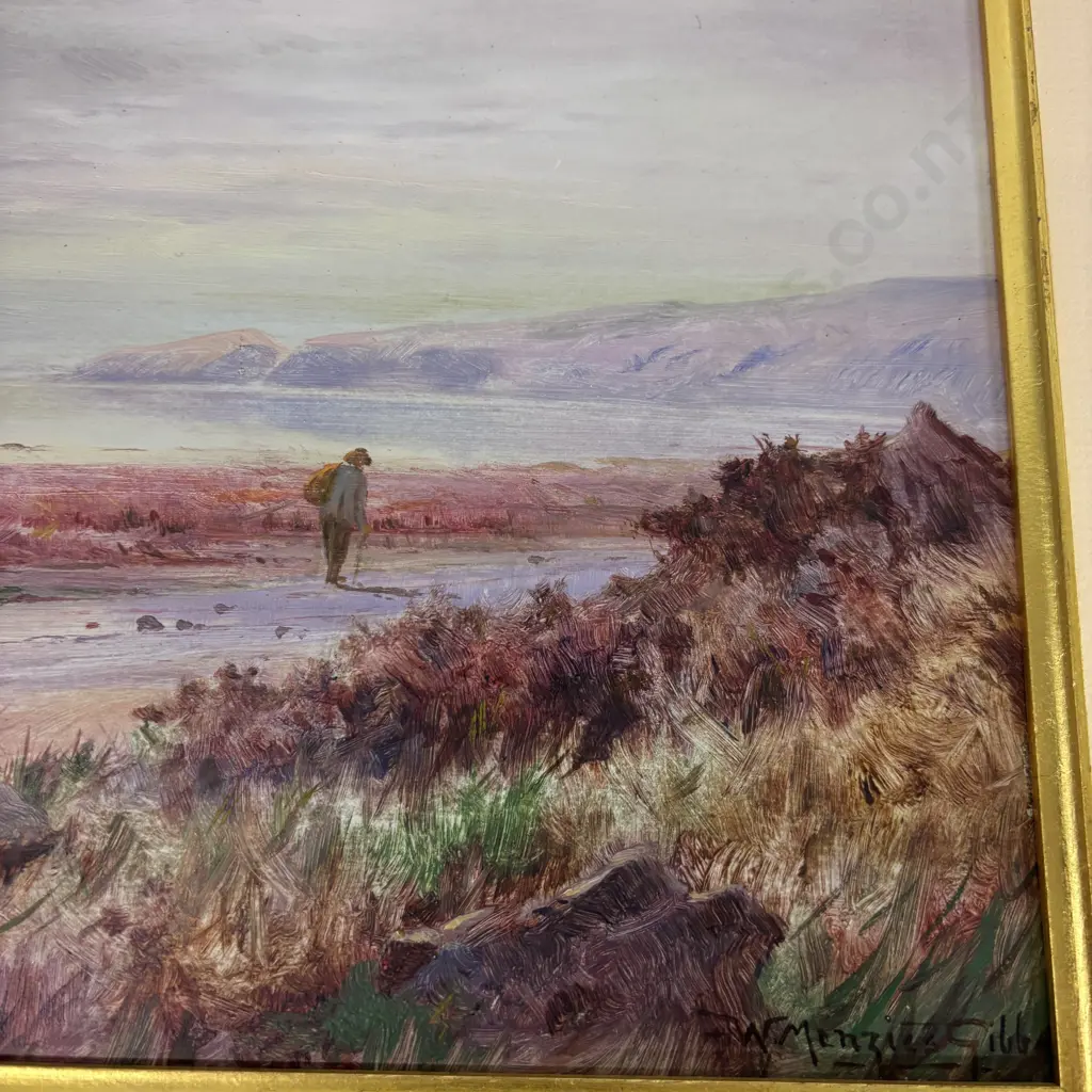 Original Framed Artwork Signed William Menzies Gibb. 49 x 38cm incl frame Image 1++