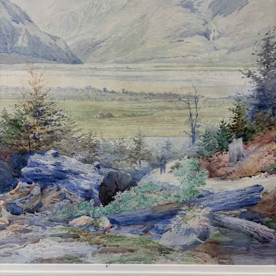 Original Framed Watercolour Signed G Herbert Elliott. 99 x 80cm incl frame