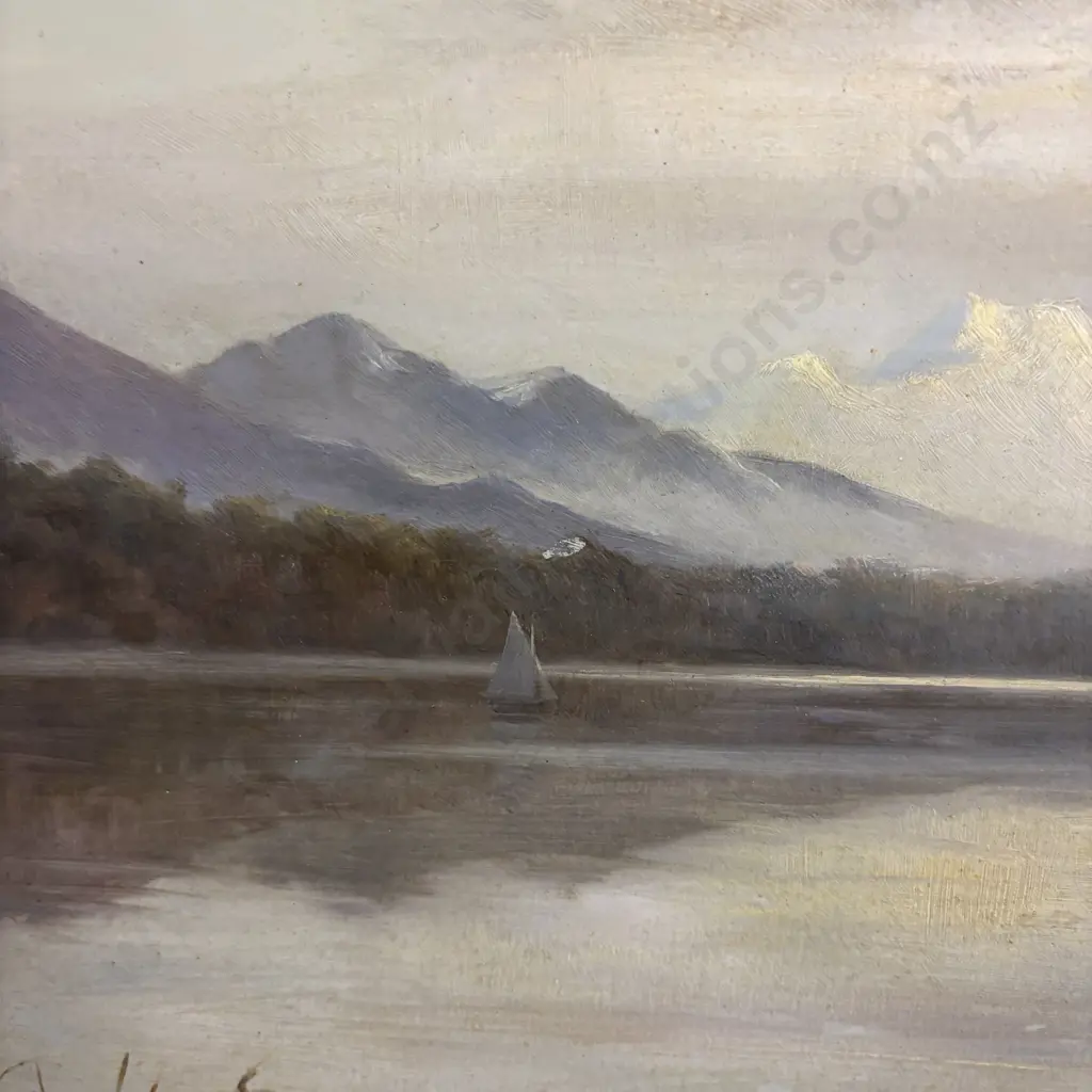 Original Framed Artwork by William Menzies Gibb. Signed. Heavily Gilded frame. 62 x 43cm incl frame Image 1++