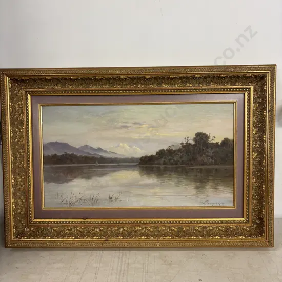 Original Framed Artwork by William Menzies Gibb. Signed. Heavily Gilded frame. 62 x 43cm incl frame