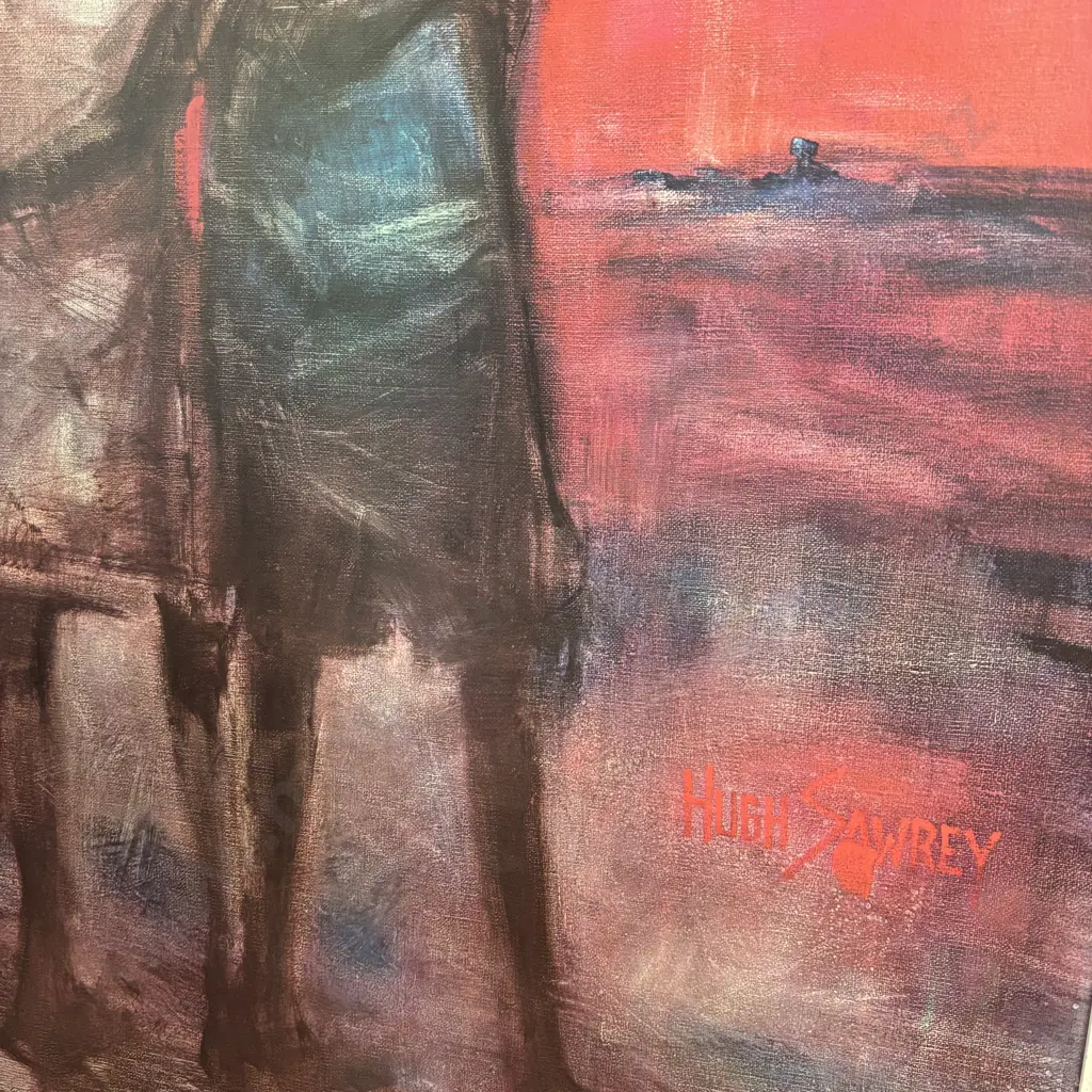 Framed Hugh Sawrey Print titled "The Children of the Never Never" 62 x 81cm Image 1++