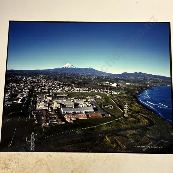 John Crawford Coloured Photograph of "New Plymouth". 38 x 30cm