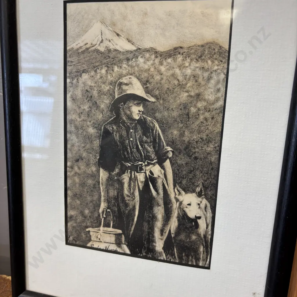 3 Framed Artworks.  Signed Paula Novak Image 1++