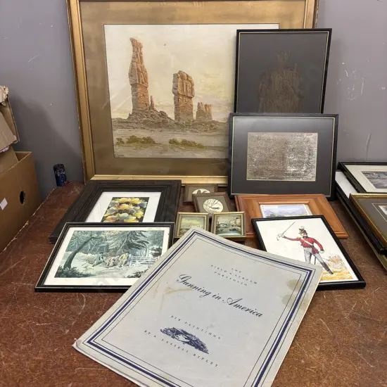 Large Assortment of Prints, etchings, engravings etc
