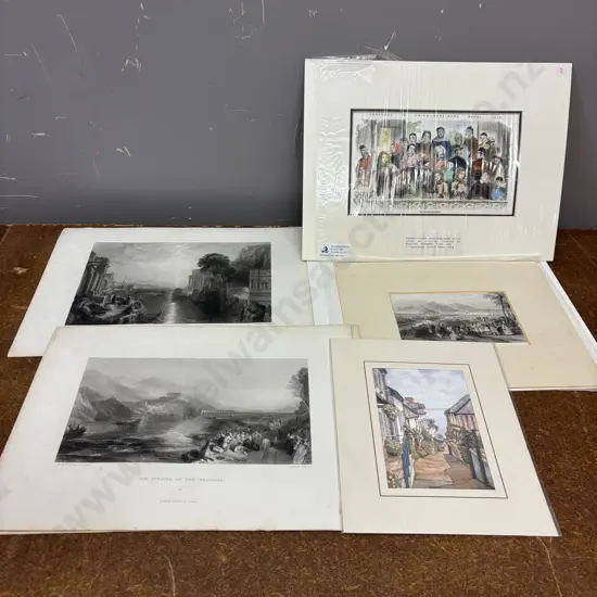Assorted Vintage Prints, engravings