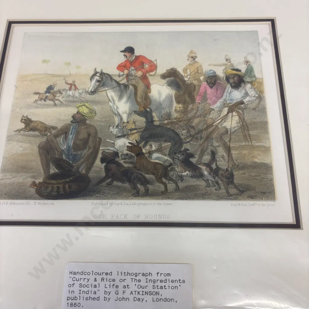 Two Hand coloured lithographs by G.P. Atkinson Image 1++