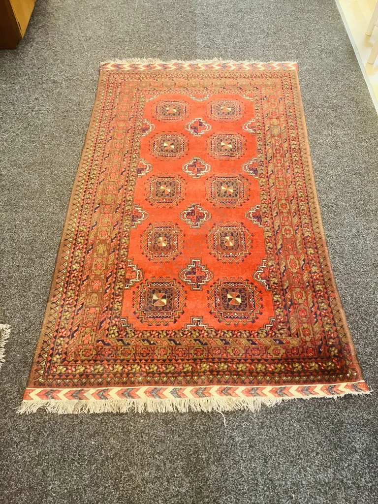 Vintage Persian Floor Rug. 127 x 215cm Image 1++