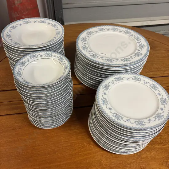 Japanese Diplomat by Sango - Cahill Pattern. Large set of Dinner and luncheon plates, soup and sweet bowls