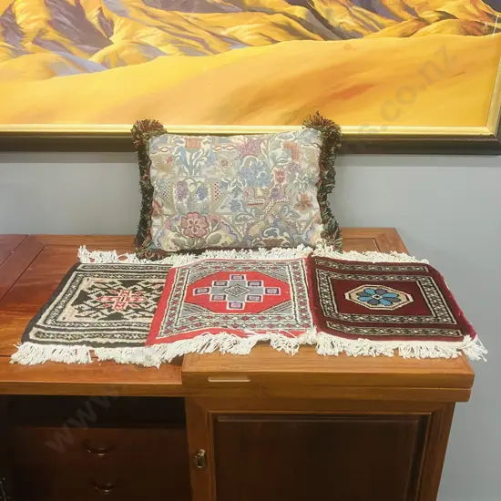 Cushion With 3 Small Persian Kilims