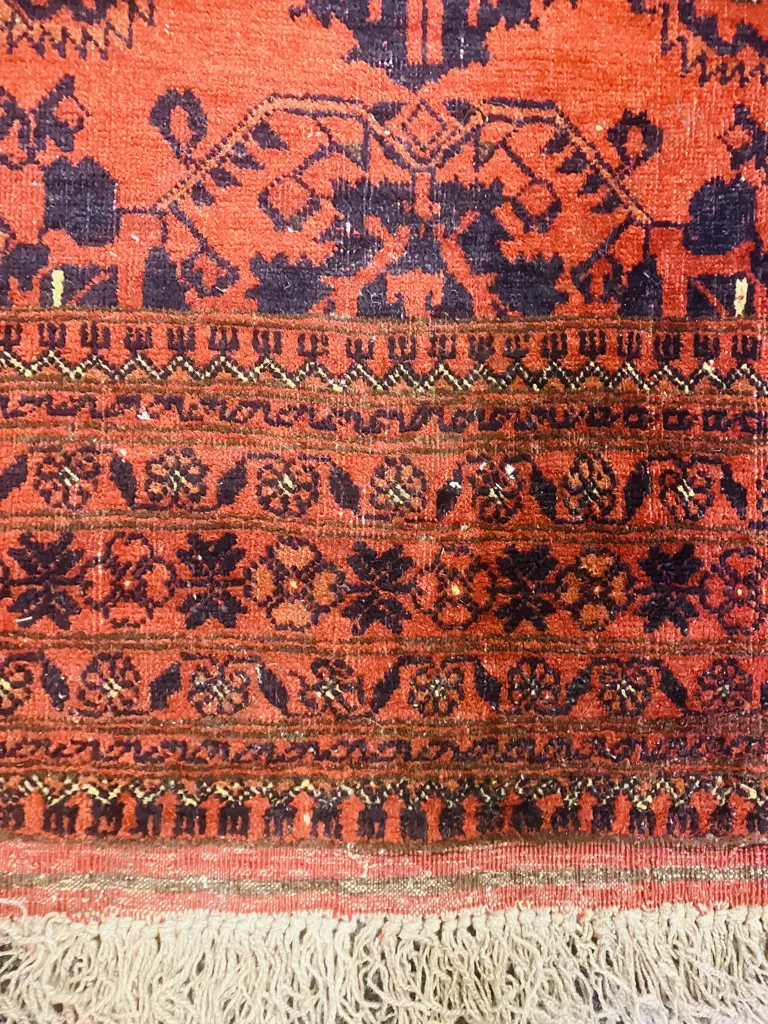 Hand-Knotted Persian Rug. Main Br. 99 x 150cm Image 1++