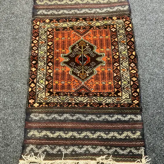 Antique Persian Rug. 81 x 138cm
