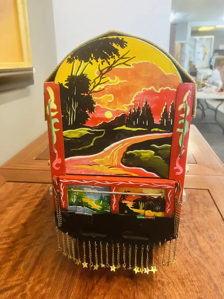 Pakistani Painted Truck Model. 29 x 45cm Image 1++