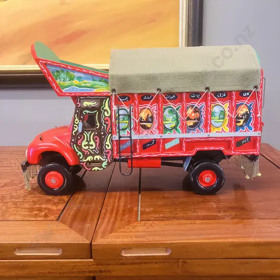 Pakistani Painted Truck Model. 29 x 45cm