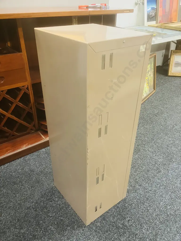 Harvey 11 Drawer Metal Filing Cabinet. H101 W33 D38cm Image 1++