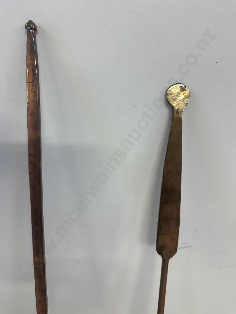 Vintage Copper Items Including Ladle & Large Spoon Image 1++