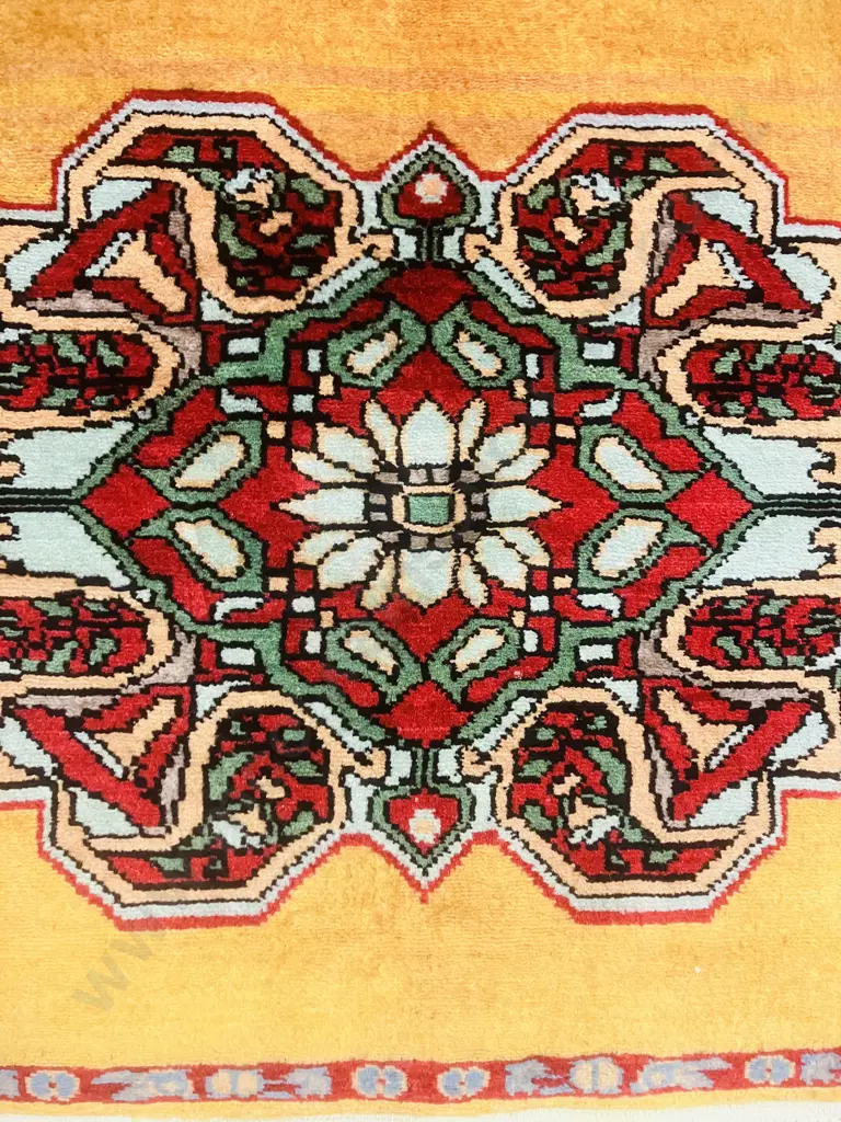 Small Persian Silk Rugs. 62 x 62cm & 31 x 67cm Image 1++