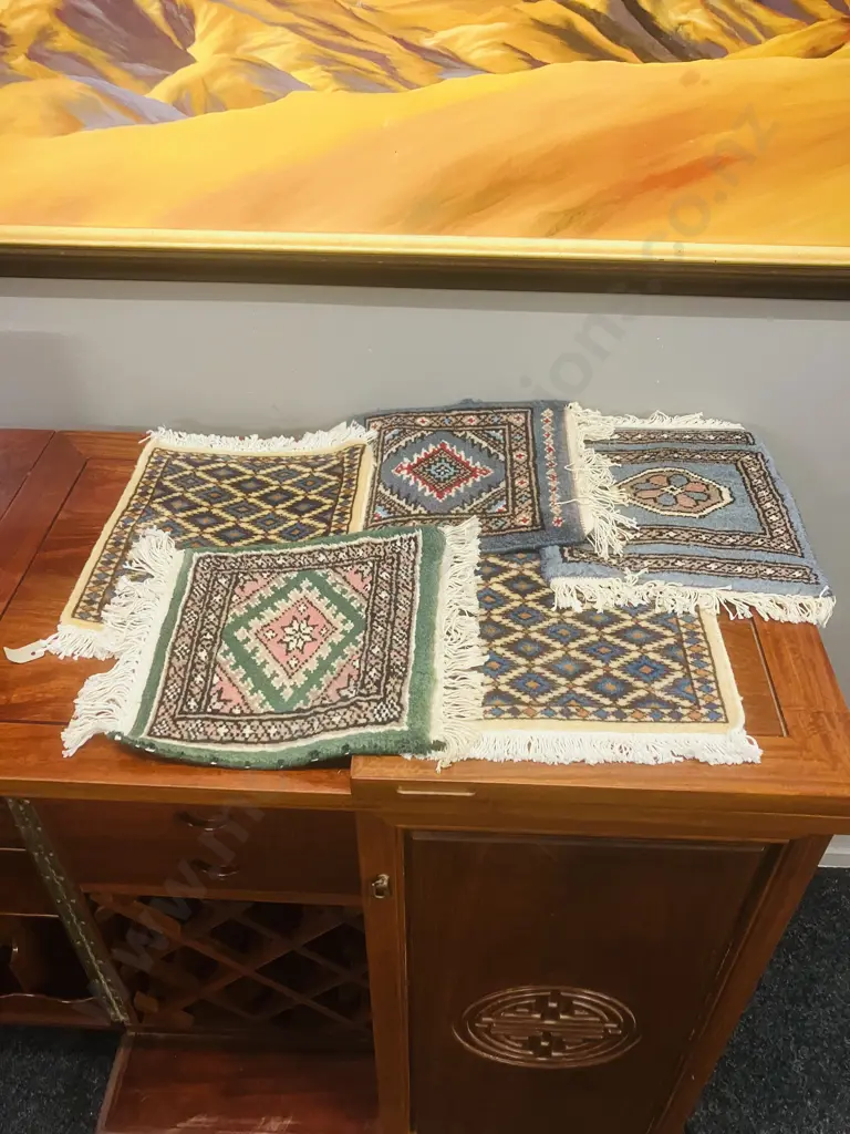 5 Small Persian Kilims Image 1++