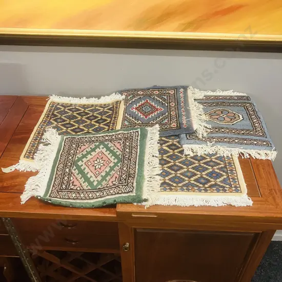 5 Small Persian Kilims